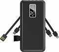 REXANT 30-2039 Портативное зарядное устройство Power Bank (аккумуляторная батарея) 20000 mAh, черное REXANT
