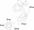 REXANT 31-0242 Лупа настольная 3D+12D с подсветкой, ø90мм, белая REXANT