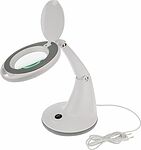 REXANT 31-0245 Лупа настольная 3D с подсветкой 30 SMD LED, ø100мм, белая REXANT