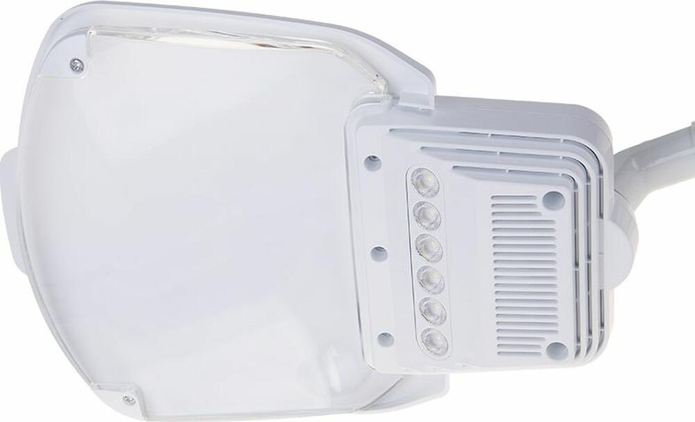 REXANT 31-0565 Лупа на струбцине квадратная 3D+20D с подсветкой 6LED, серия EXPERT, белая REXANT