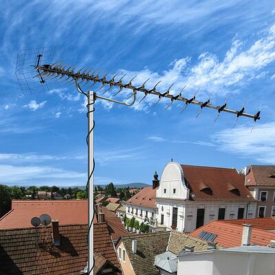 REXANT 34-0415 ТВ антенна наружная «Активная» для цифрового ТВ DVB-T2, RX-415 REXANT