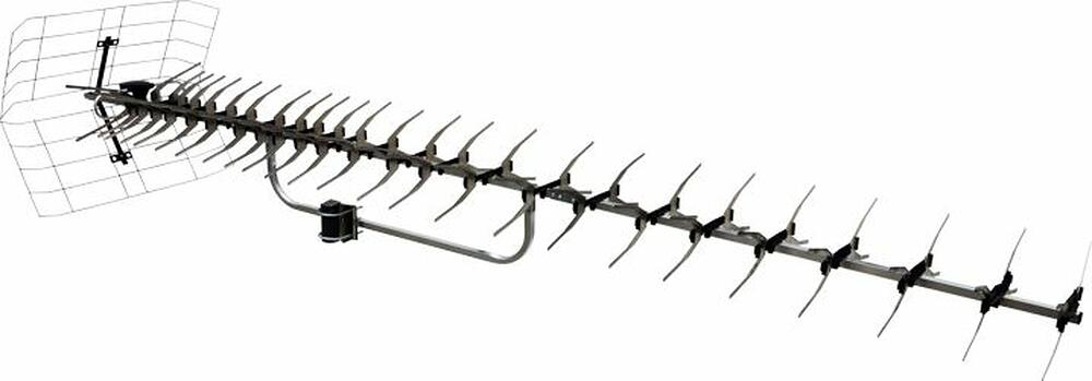 REXANT 34-0415 ТВ антенна наружная «Активная» для цифрового ТВ DVB-T2, RX-415 REXANT