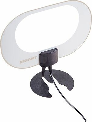REXANT 34-0713 Антенна комнатная «Активная» для цифрового телевидения DVB-T2, Ag-713 REXANT