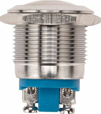 REXANT 36-3410 Кнопка антивандальная Ø19 Б/Фикс (2с винт) OFF-(ON) сфера (PBS-28В, A19-A2) REXANT