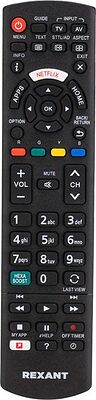 REXANT 38-0008 Пульт универсальный для телевизора Panasonic REXANT