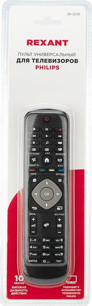 REXANT 38-0019 Пульт универсальный для телевизора PHILIPS REXANT