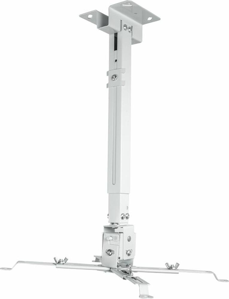 REXANT 38-0323 Кронштейн для проектора потолочный с регулировкой расстояния (430-650 мм) макс. 15кг, белый, серия PROFI REXANT