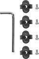 REXANT 38-0348 Кронштейн для телевизора 60 quot;-100 quot;, наклонно-поворотный, двойное колено, серия PROFI REXANT