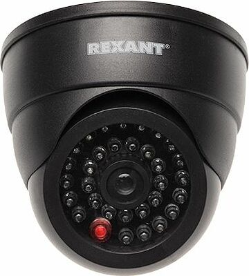 REXANT 45-0230 Муляж камеры, внутренний, купольный, черный REXANT
