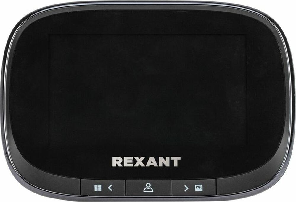 REXANT 45-1115 Видеоглазок дверной REXANT (DV-115) с цветным LCD-дисплеем 4.3 quot; с функцией записи фото/видео по движению, встроенный звонок, ночной режим работы