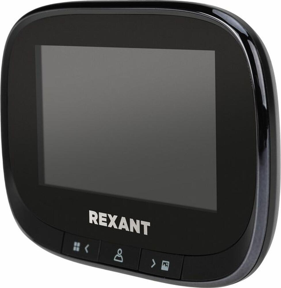 REXANT 45-1115 Видеоглазок дверной REXANT (DV-115) с цветным LCD-дисплеем 4.3 quot; с функцией записи фото/видео по движению, встроенный звонок, ночной режим работы