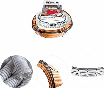 REXANT 51-0520-3 Теплый пол, кабельная секция Standard RND-120-1800 1800Вт, 120м, 11,2-15,0м² двухжильный REXANT