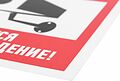 REXANT 56-0024-2 Табличка ПВХ информационный знак «Внимание, ведется видеонаблюдение» 200х200 мм REXANT