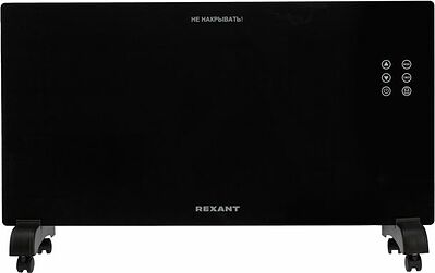 REXANT 60-0114 Конвектор электрический с электронным термостатом, 2кВт, Х-нагревательный элемент, Wi-fi, REXANT