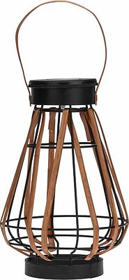 REXANT 602-2409 Светильник садовый Тростник, 22,5см, 3000К, встроенный аккумулятор, солнечная панель, коллекция Бали REXANT