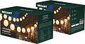 REXANT 602-2427 Гирлянда садовая Денг, 335см, 3000К, встроенный аккумулятор, солнечная панель, коллекция Пекин REXANT