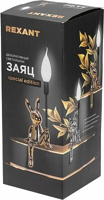 REXANT 603-1029 Светильник декоративный МОБИ Заяц золото REXANT