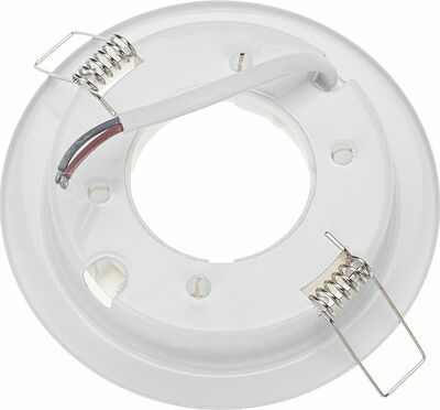 REXANT 604-0633 Комплект лампы и светильника GX53 «КОМФОРТНЫЙ НЕЙТРАЛЬНЫЙ БЕЛЫЙ» лампа 10,5 Вт нейтрального белого цвета свечения 4000 K и светильник под лампу GX53 белого цвета (604-064+608-001) REXANT