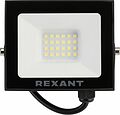 REXANT 605-003 Прожектор светодиодный СДО 30Вт 2400Лм 6500К холодный свет, черный корпус REXANT