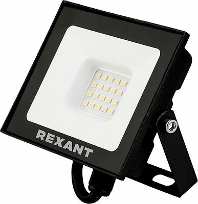 REXANT 605-032 Прожектор светодиодный СДО 30Вт 2400Лм 4000K нейтральный свет, черный корпус REXANT