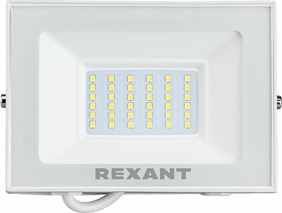 REXANT 605-1030 Прожектор светодиодный СДО 300Вт 24000Лм 6500К холодный свет, белый корпус REXANT