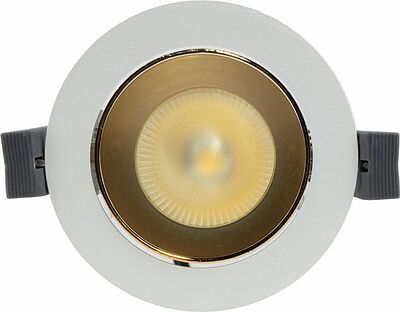 REXANT 615-1001 Светильник встраиваемый поворотный REXANT Horeca Dark Light с антиослепляющим эффектом 12 Вт 4000 К LED GOLD