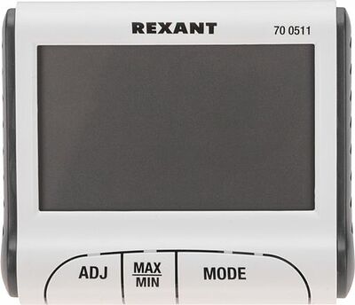 REXANT 70-0511 Термогигрометр комнатный с часами и функцией будильника REXANT