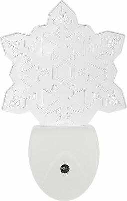 REXANT 75-0317 Ночник светодиодный СНЕЖИНКА ХАМЕЛЕОН свечение мультиколор 7 цветов, 230В REXANT