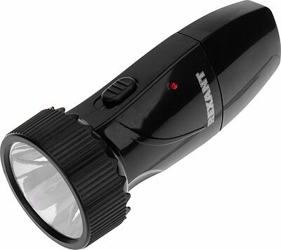 REXANT 75-712 Фонарь универсальный, двухрежимный, с аккумулятором и встроенной евровилкой, зарядка от сети 220В REXANT