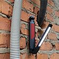 REXANT 75-8042 Фонарь автомобильный с регулировкой яркости, поворотным магнитом, индикатором зарядки и встроенным аккумулятором, USB-кабель в комплекте REXANT