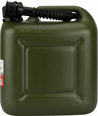 REXANT 80-0205 Канистра для ГСМ и технических жидкостей, вертикальная, 10л, пластиковая, усиленная REXANT