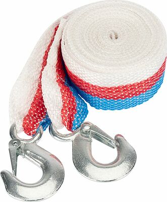 REXANT 80-0227 Трос буксировочный 3,5т, 5м, с двумя крюками, в чехле REXANT