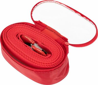 REXANT 80-0228 Трос буксировочный со светоотражающей лентой, 5т, 4м, с двумя крюками, в чехле REXANT