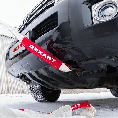 REXANT 80-0240 Трос динамический (стропа) 10т, 9м, в чехле REXANT