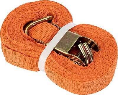 REXANT 80-0241 Ремень стяжной для груза, багажный, с крюками и храповым механизмом, 5х0,038м REXANT