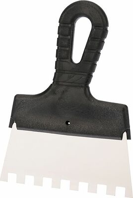 REXANT 89-0231 Шпатель фасадный REXANT 150 мм зуб 10х10 нержавеющая сталь, пластмассовая ручка