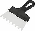 REXANT 89-0231 Шпатель фасадный REXANT 150 мм зуб 10х10 нержавеющая сталь, пластмассовая ручка REXANT 89-0231 Шпатель фасадный REXANT 150 мм зуб 10х10 нержавеющая сталь, пластмассовая ручка