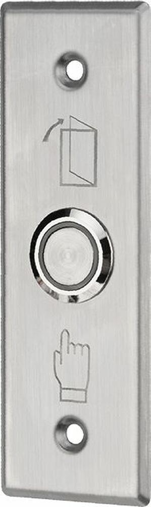 SECURIC 45-0961 Кнопка «Выход» металлическая с синей подсветкой SB-60 врезного типа