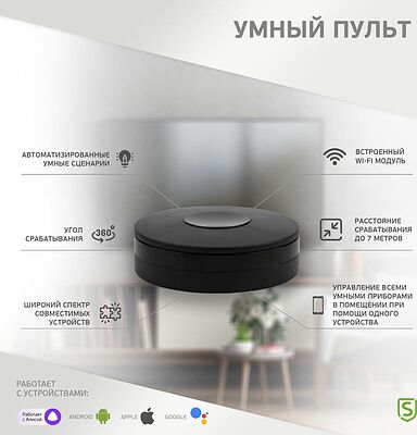 SECURIC SEC-S-801B Умный Wi-Fi ИК-пульт SECURIC