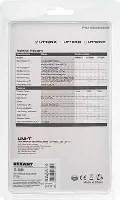 UNI-T 13-0010 Портативный мультиметр UNI-T UT120A