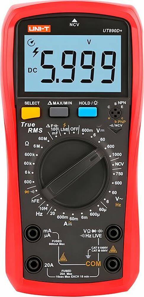 UNI-T 13-0071 Мультиметр универсальный UNI-T UT890D+