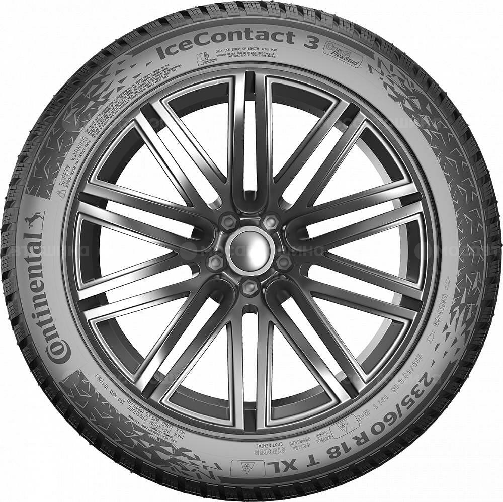 侧视图 Continental ContiIceContact 3 245/75 R16 111T