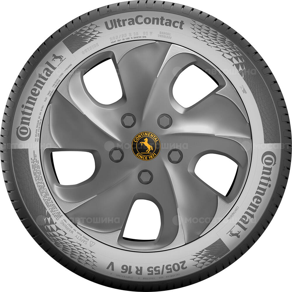 侧视图 Continental UltraContact 175/65 R14 82T