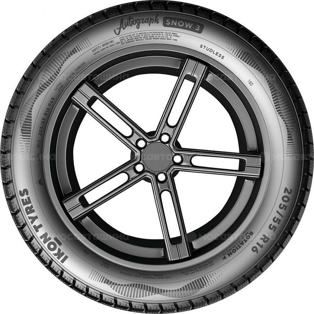 侧视图 Ikon Autograph Snow 3 215/55 R17 98R XL