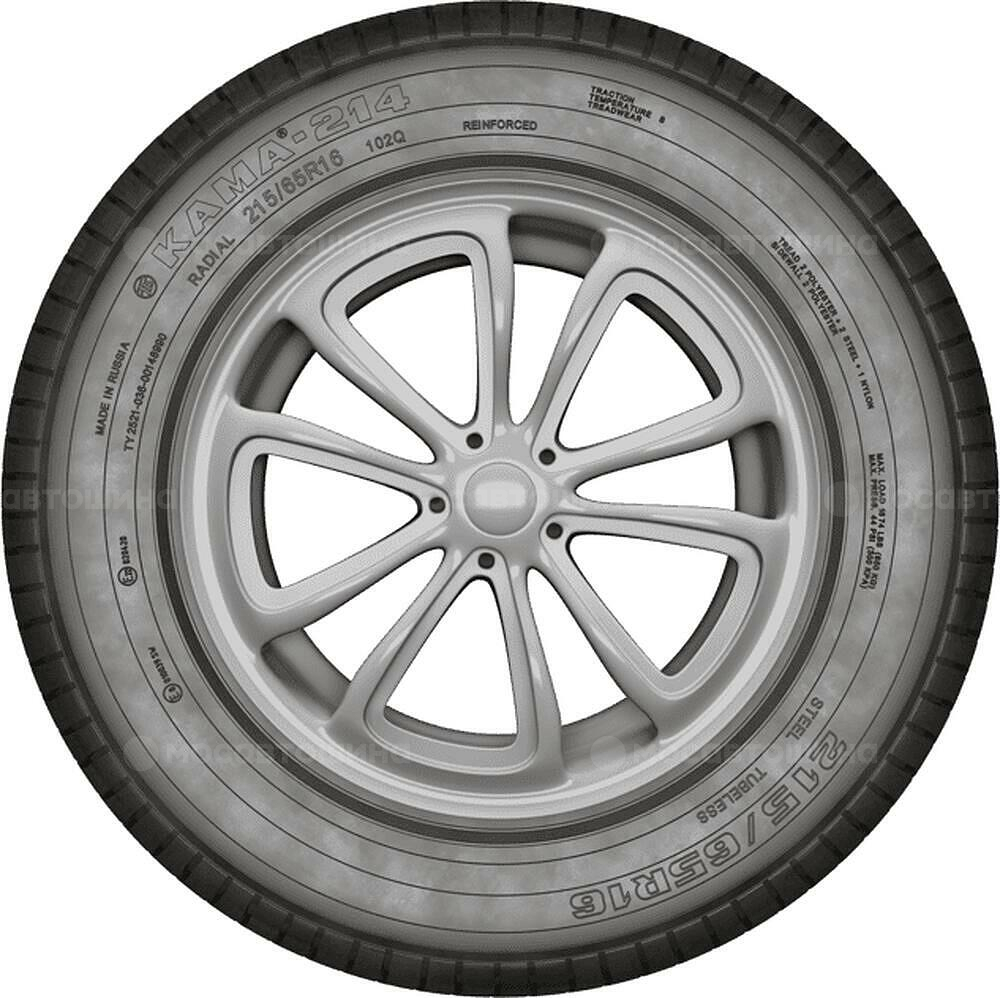 侧视图 Кама 214 215/65 R15 100Q 