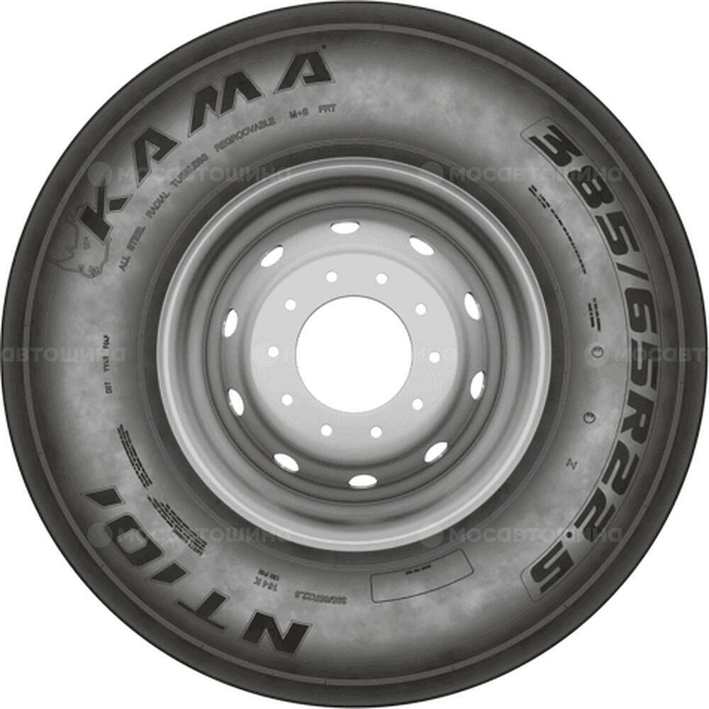 侧视图 Кама NT 101 385/65 R22 (Прицепная ось)