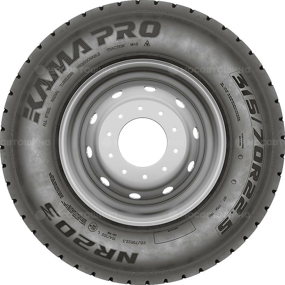 侧视图 Кама NR 203 PRO 295/80 R22 (Ведущая ось)