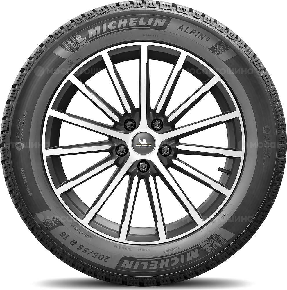 侧视图 Michelin Alpin A6 205/55 R16 94H 