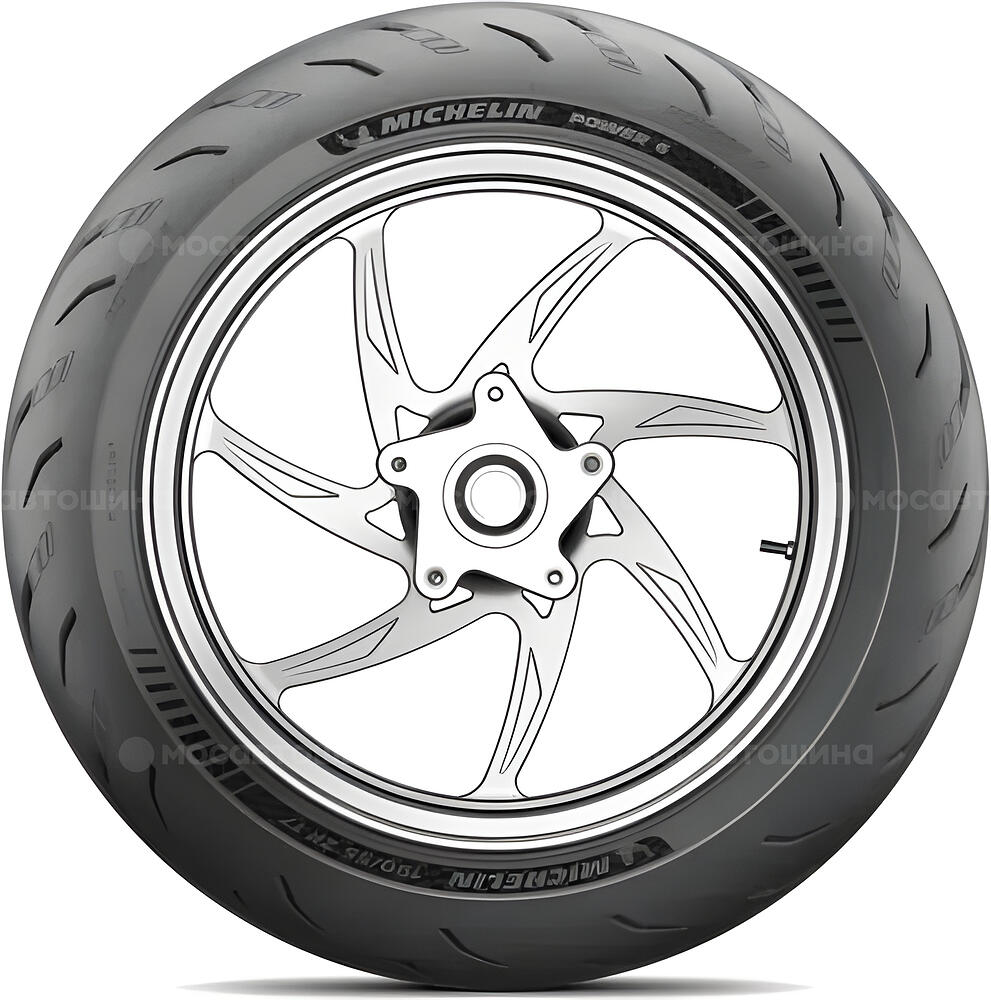 侧视图 Michelin Power 6 200/55 R17 78W (Задняя)