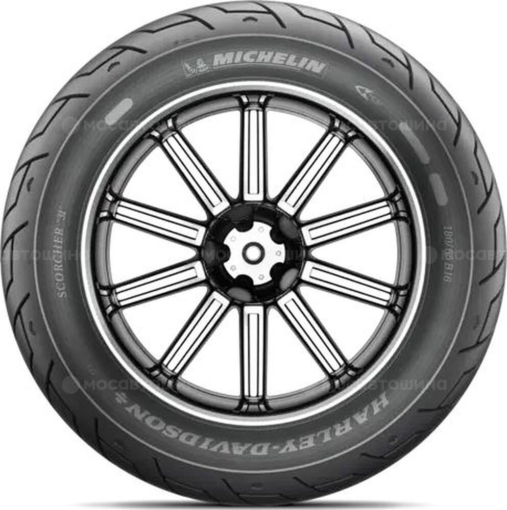 侧视图 Michelin Scorcher 31 130/80 R17 65H (Передняя)